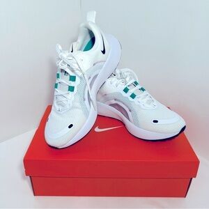 Nike Wmns React Escape RN 2 White Black Green Women Running Size 8.5 DJ9976-103
